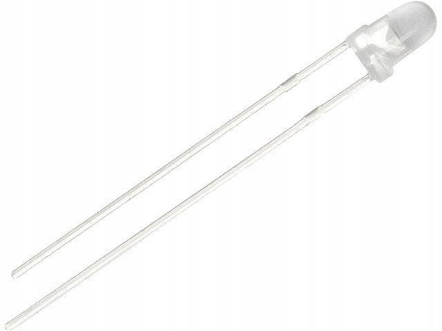 

Dioda Led 3mm Biała Ciepła matowa opakowanie 10szt