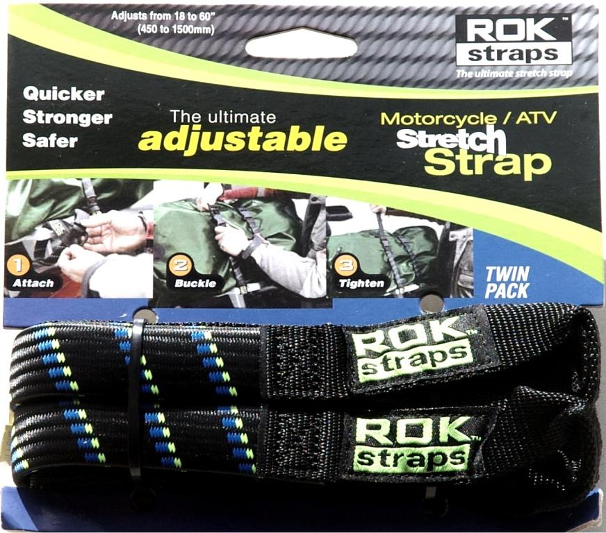 ROK Straps Pasy bagażowe elastyczne 25 mm 2 szt.