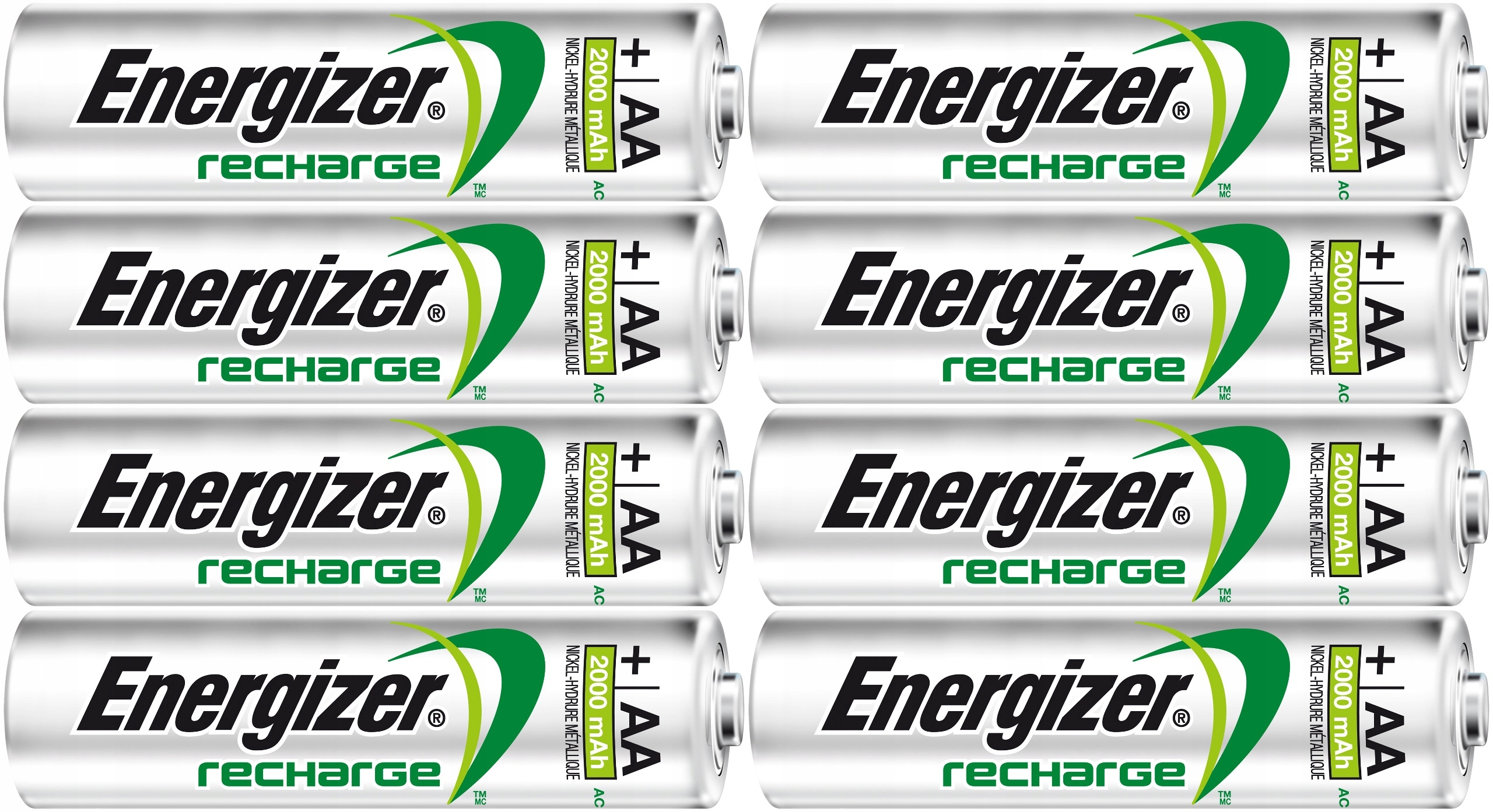 8x AKUMULATORKI ENERGIZER Power Plus AA R6 2000mAh EAN (GTIN) 7638900429909