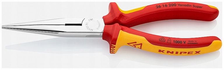 

Szczypce tnące półokrągłe Vde Knipex 26 16 200