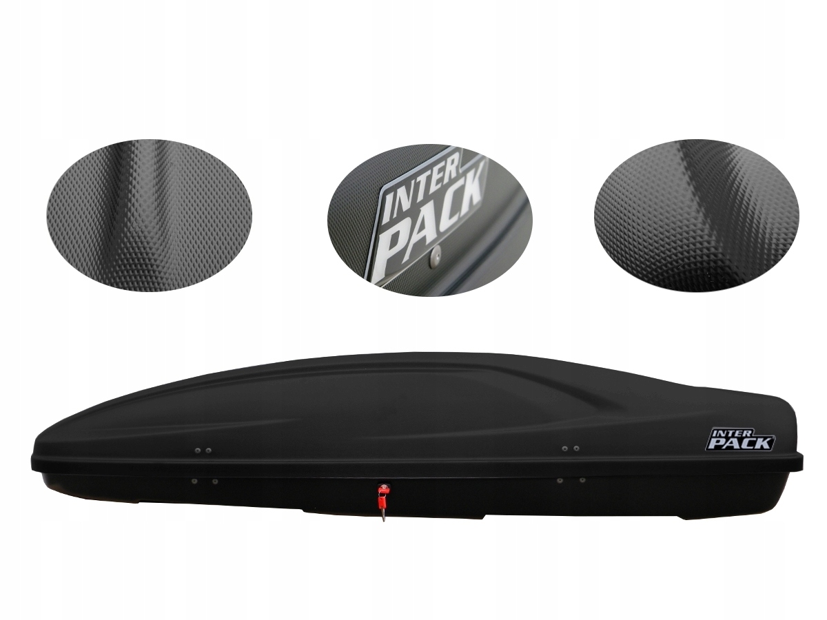 BOX DACHOWY Inter Pack STELLA 480 KEVLAR DualOpen Color black