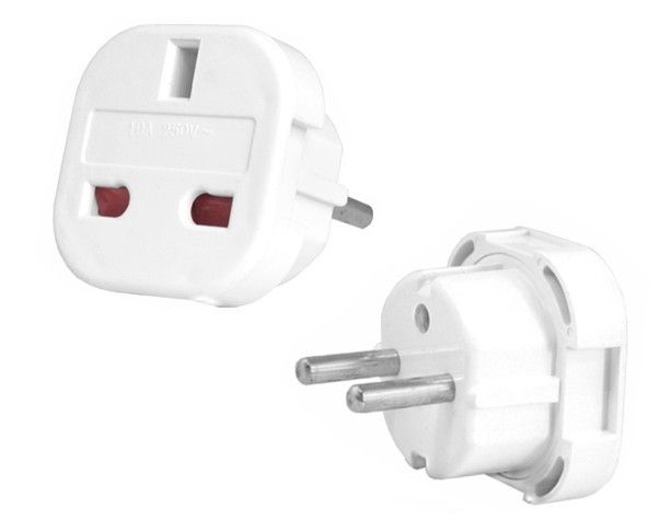 

145 Przejściówka Adapter Wtyczka Uk / Pl Angielska