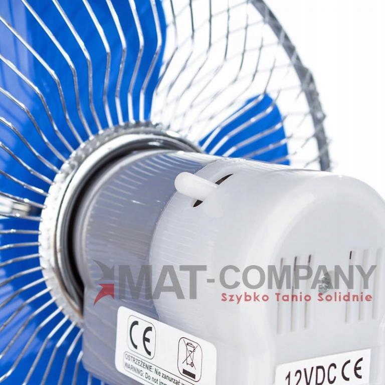 WIATRAK WENTYLATOR SAMOCHODOWY OBROTOWY 12V 6'' Producent Carcommerce