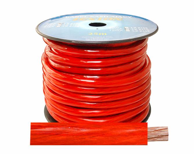Кабель питания Lexton RM 35mm2 красный 1 м