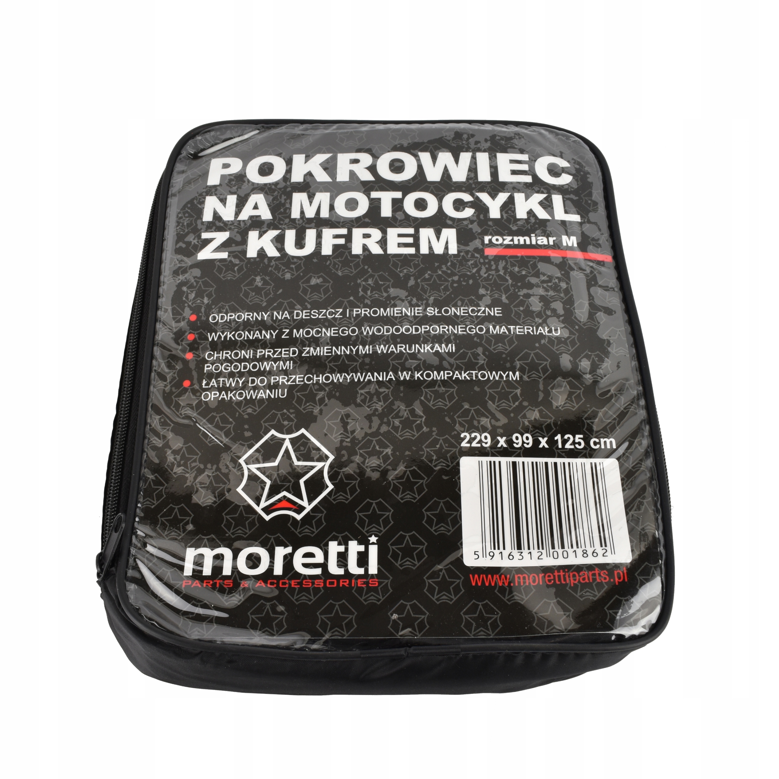 Pokrowiec Na Motocykl Moretti M 229x99x125 kufer