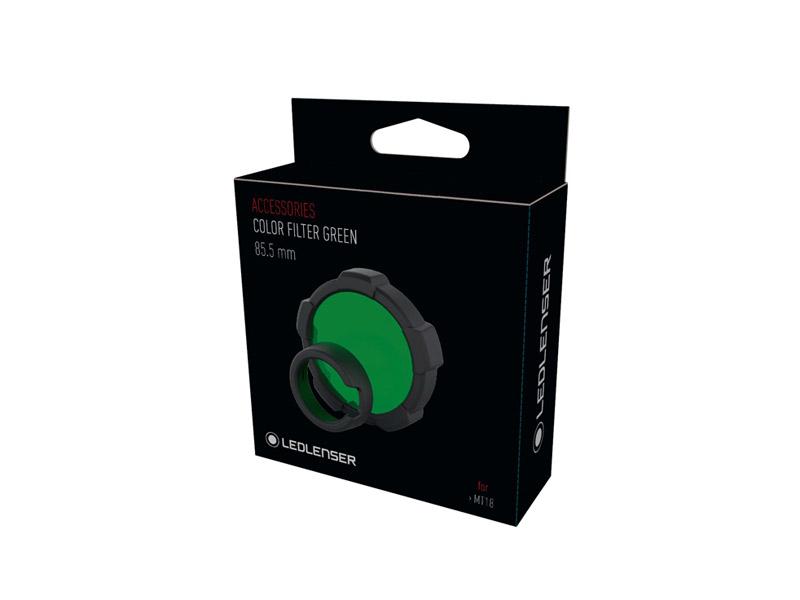 Filtr zielony do latarki Ledlenser MT18 85,5mm Stan opakowania oryginalne