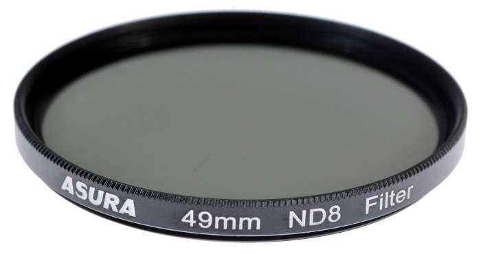 

Filtr Pełny Szary 49mm Szkło Optyczne NDx8 Asura