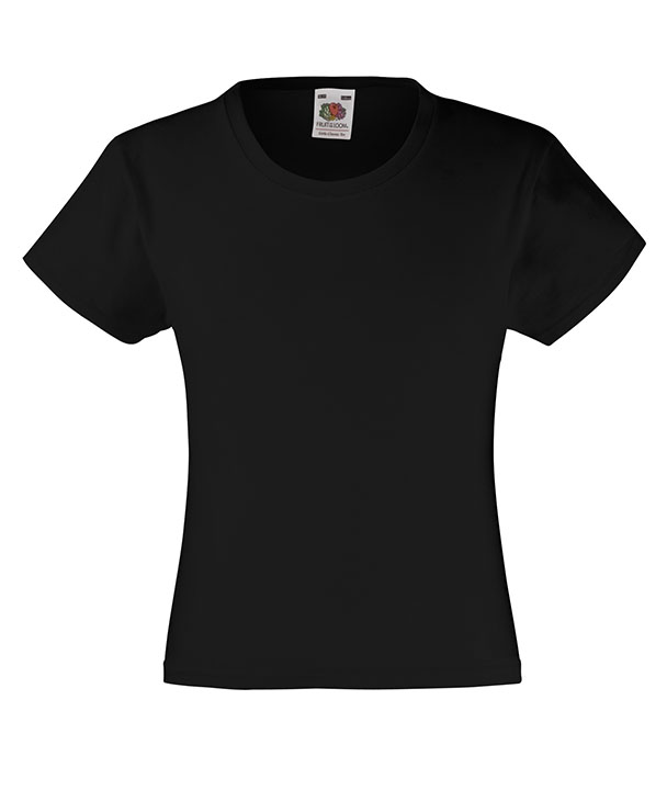 

Fruit of the Loom koszulka t-shirt Girls Bla 12-13