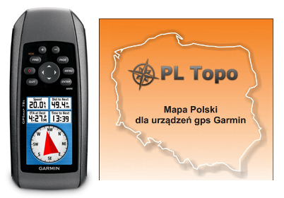 GARMIN GPSMAP 78S PL TOPO + EU TOPO GPS
