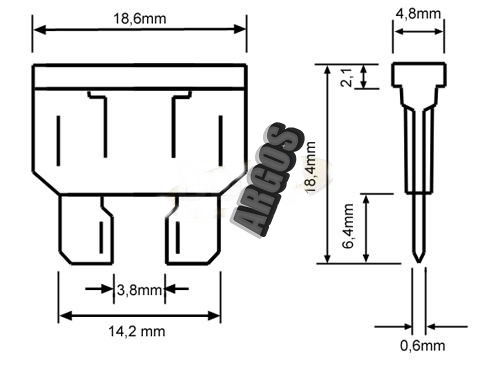 Oprawa bezpiecznika samochodowego kabel 1,5mm Marka Talvico
