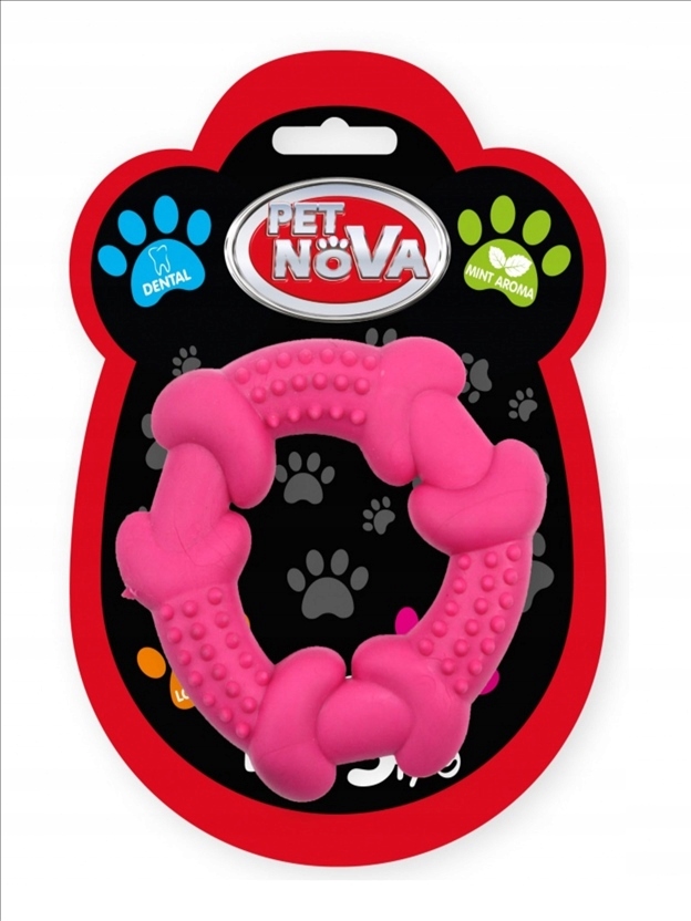 

Pet Nova zabawka Ringo zapach mięty 10,5cm różowy