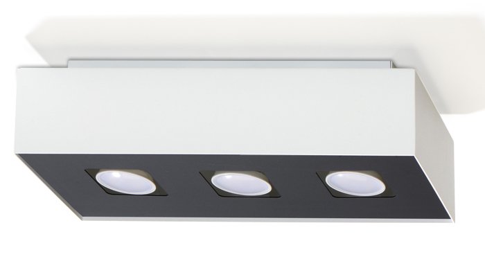 

Lampa Sufitowa Mono 3 Plafon Biały Sollux!!!