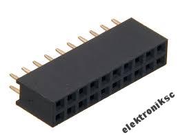 

Listwa kołkowa 2x13 pin r=2,54 Gold Pin x5szt
