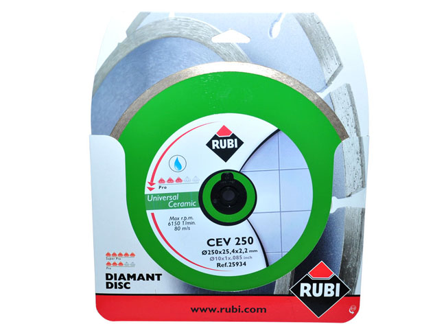 

Tarcza diamentowa Rubi CEV250 Pro do gresu glazury