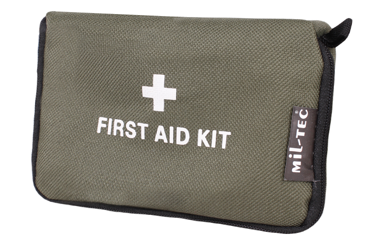 Apteczka Pierwszej Pomocy Turystyczna MIL-TEC First Aid Kit MAŁA Olive Kod producenta 16026001