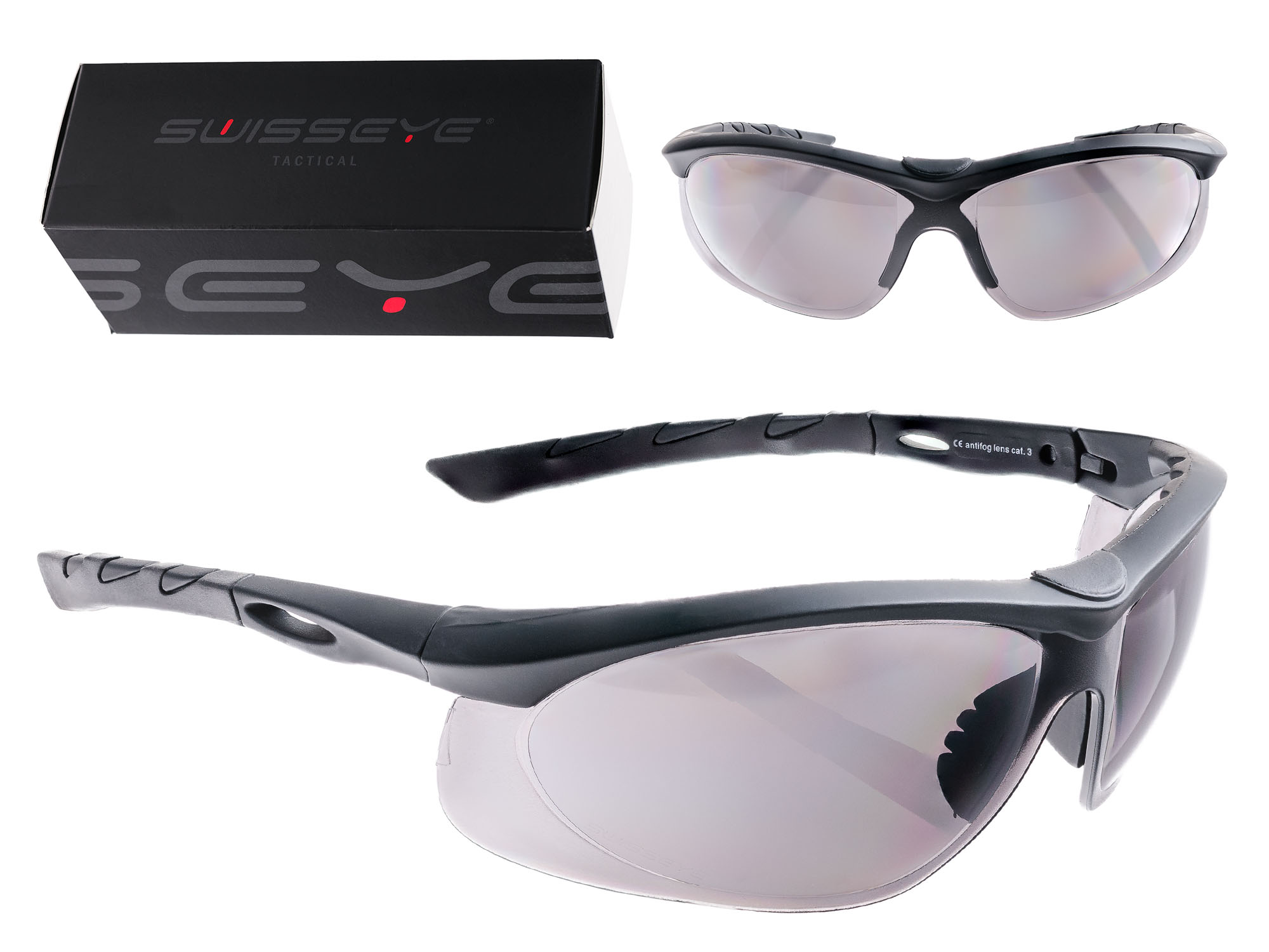 Okulary Balistyczne Swiss Eye Lancer Smoke Stanag Antifog UV400