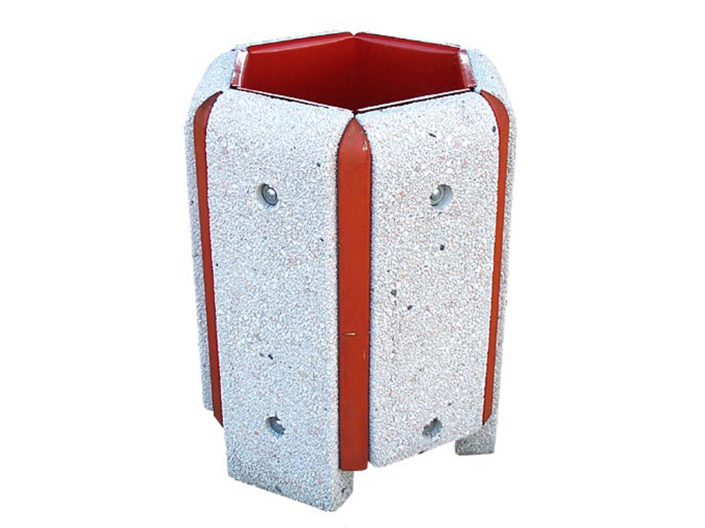 

Uliczny parkowy kosz betonowy, 40l