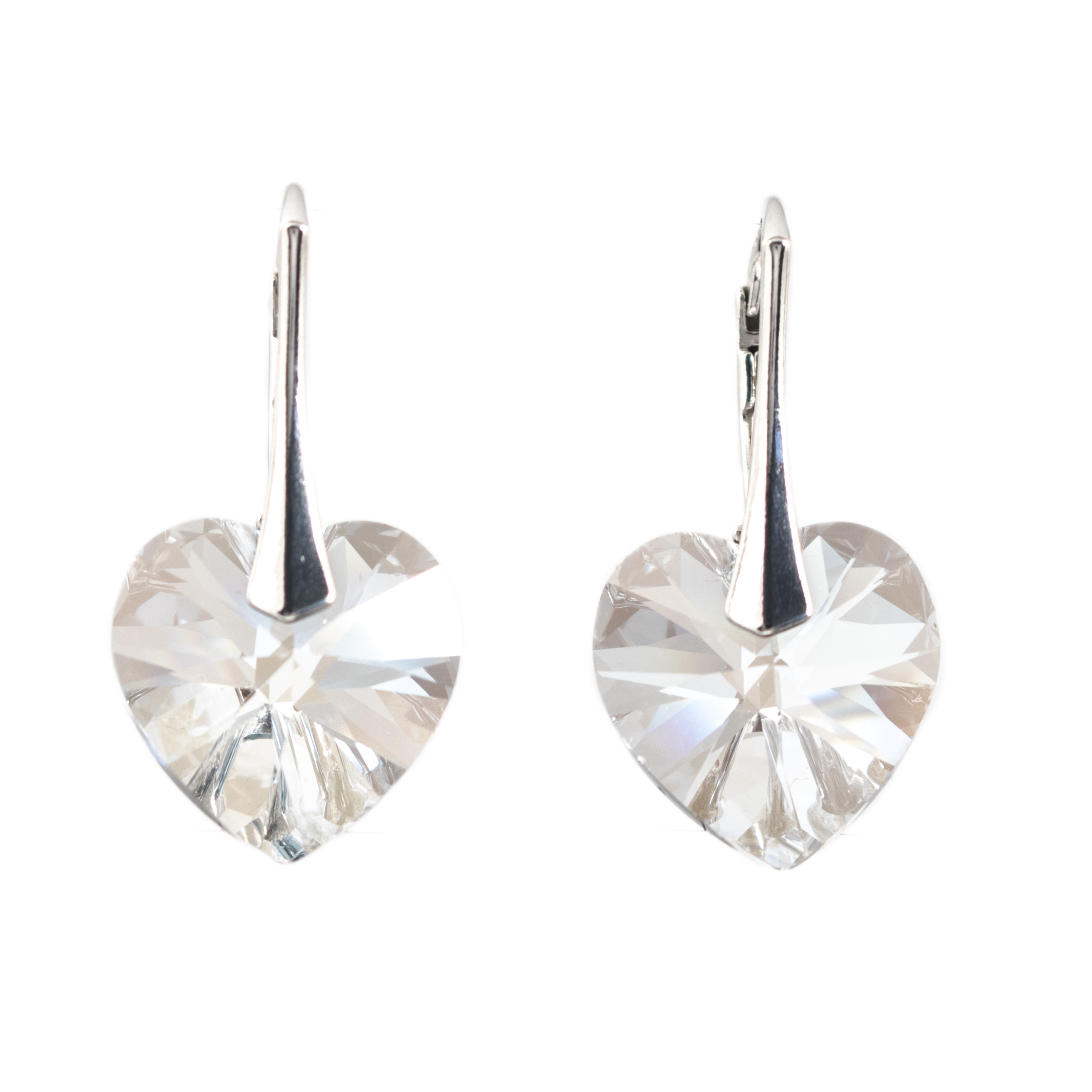 

Kolczyki srebrne Engelke Swarovski serce serduszka