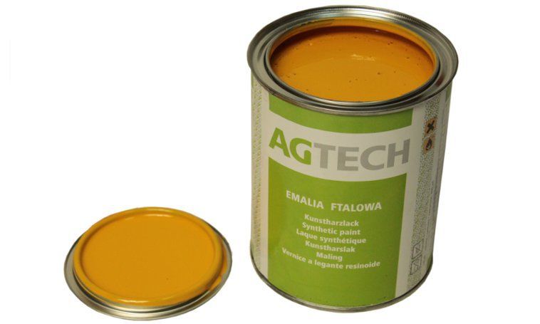 BAM1015 - Краска лак желтый Ursus C330 C360 0,8 л Agtech