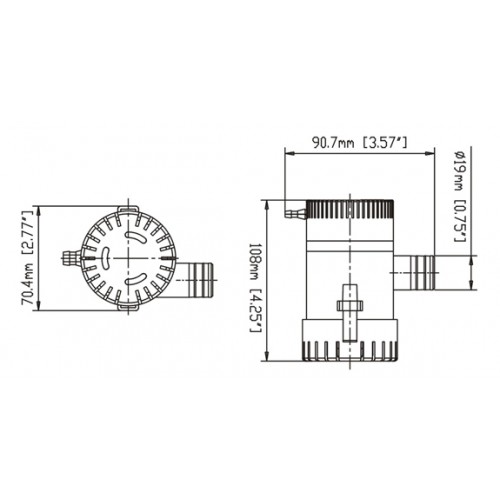 POMPA JACHTOWA WODY ZĘZOWA SEAFLO 12V 500GPH / 31L MIN - SUPER JAKOŚĆ Marka Seaflo