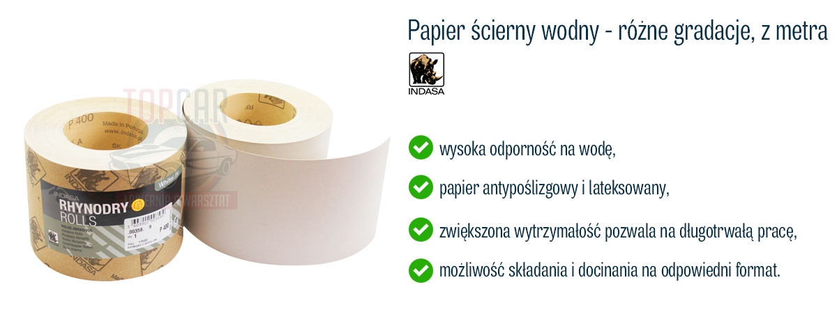 PAPIER ŚCIERNY NA SUCHO INDASA - 1 METR P100 EAN (GTIN) 5603902001141