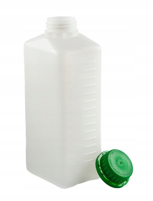 

Butelka Hdpe 1000 ml nakrętka z plombą zielona