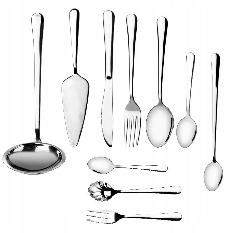 BOSTON SPOON 3 PIECES SET STEEL NDZ Glossy finish