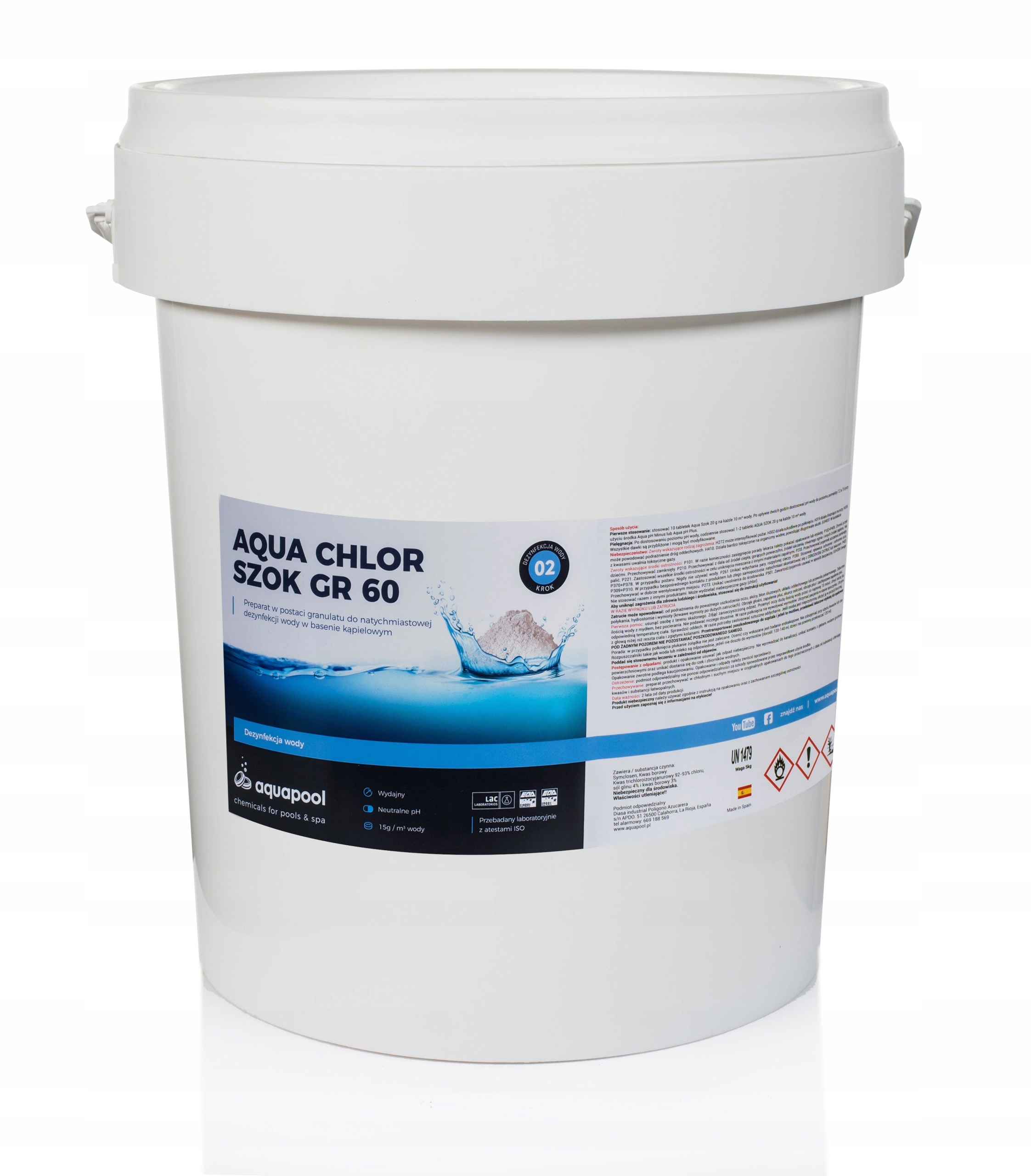 

Chlor Szok Do Basenu Granulat 25kg Chemia Basenowa