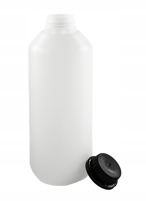 

Butelka Ldpe 1000 ml nakrętka z plombą czarna