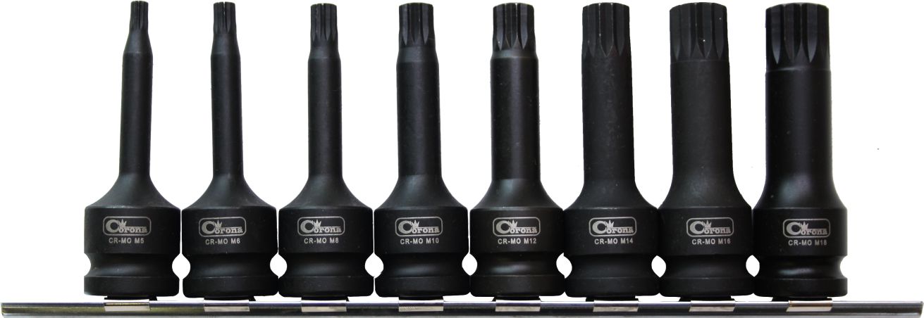 Ударные гаечные ключи SPLINE M5-M18 8el C6952