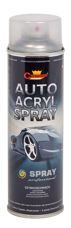 

Champion Spray Auto Acryl 500ml Lakier Bezbarwny