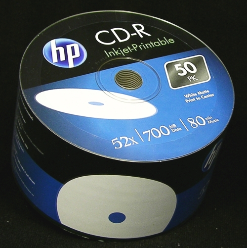 

Hp płyty Cd-r 700MB Foto Printable Ff szp. 100 szt