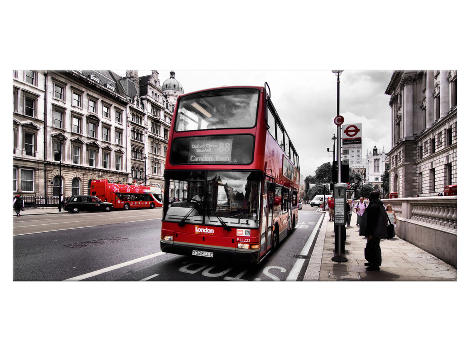 

Obraz londyński czerwony autobus piętrowy 115x55