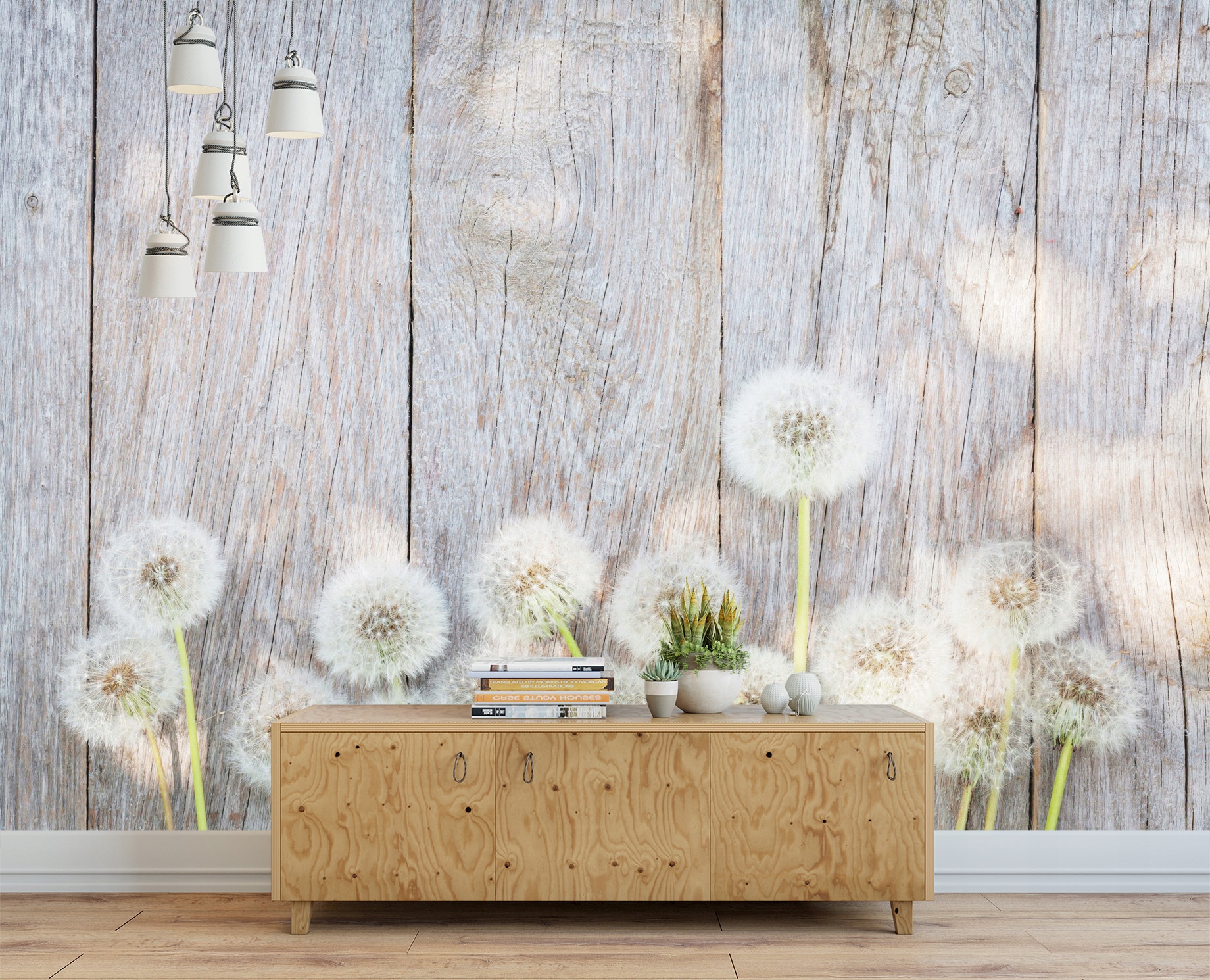 Fototapeta 3D dmuchawce 368x254 F00597 Marka Printedwall