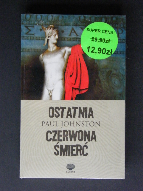 Ostatnia Czerwona Śmierć Paul Johnston Nowa w foli