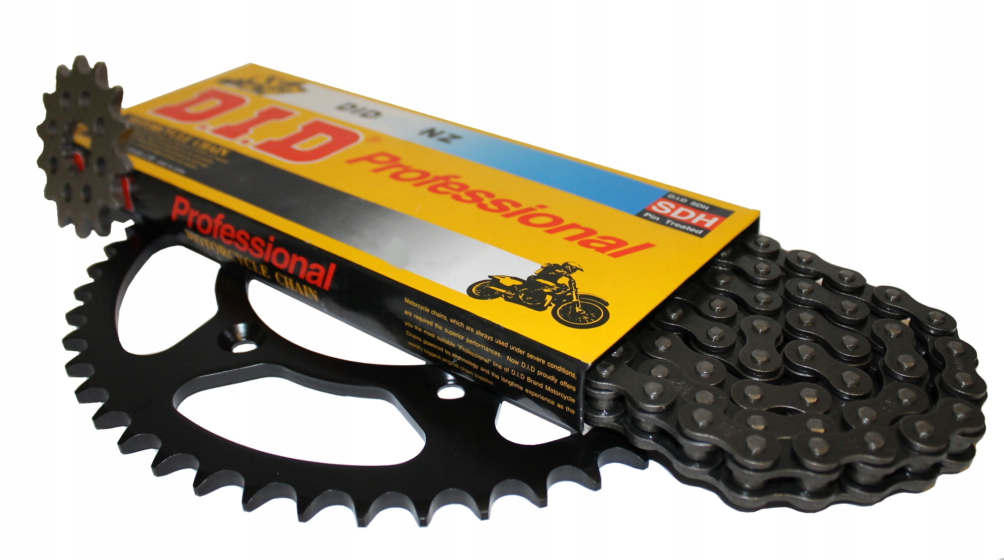 Sada pohonů Suzuki Gz 125 98-10r Marauder Ozubení Řetěz DiD