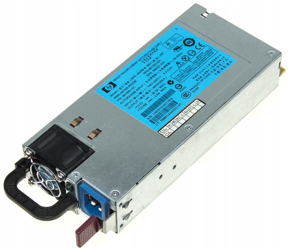 Hp 599381-001 591555-101 460W HSTNS-PD23B DL180