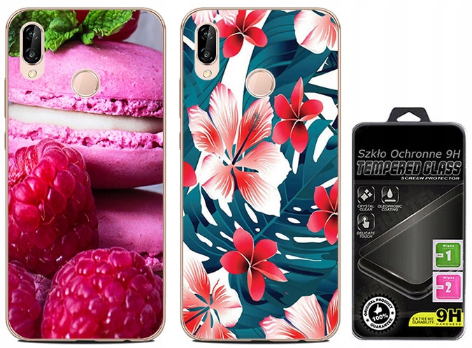

2x Etui Cienka Guma Foto do Huawei P Smart 2019