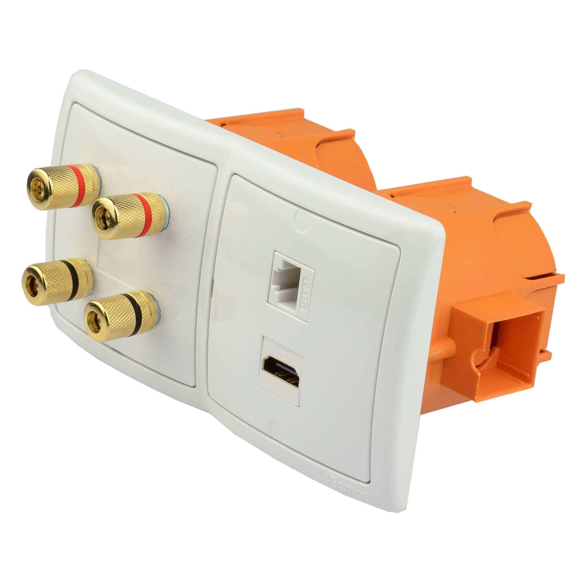 

Gniazdo ścienne głośnikowe Hdmi RJ-45 terminal 4G
