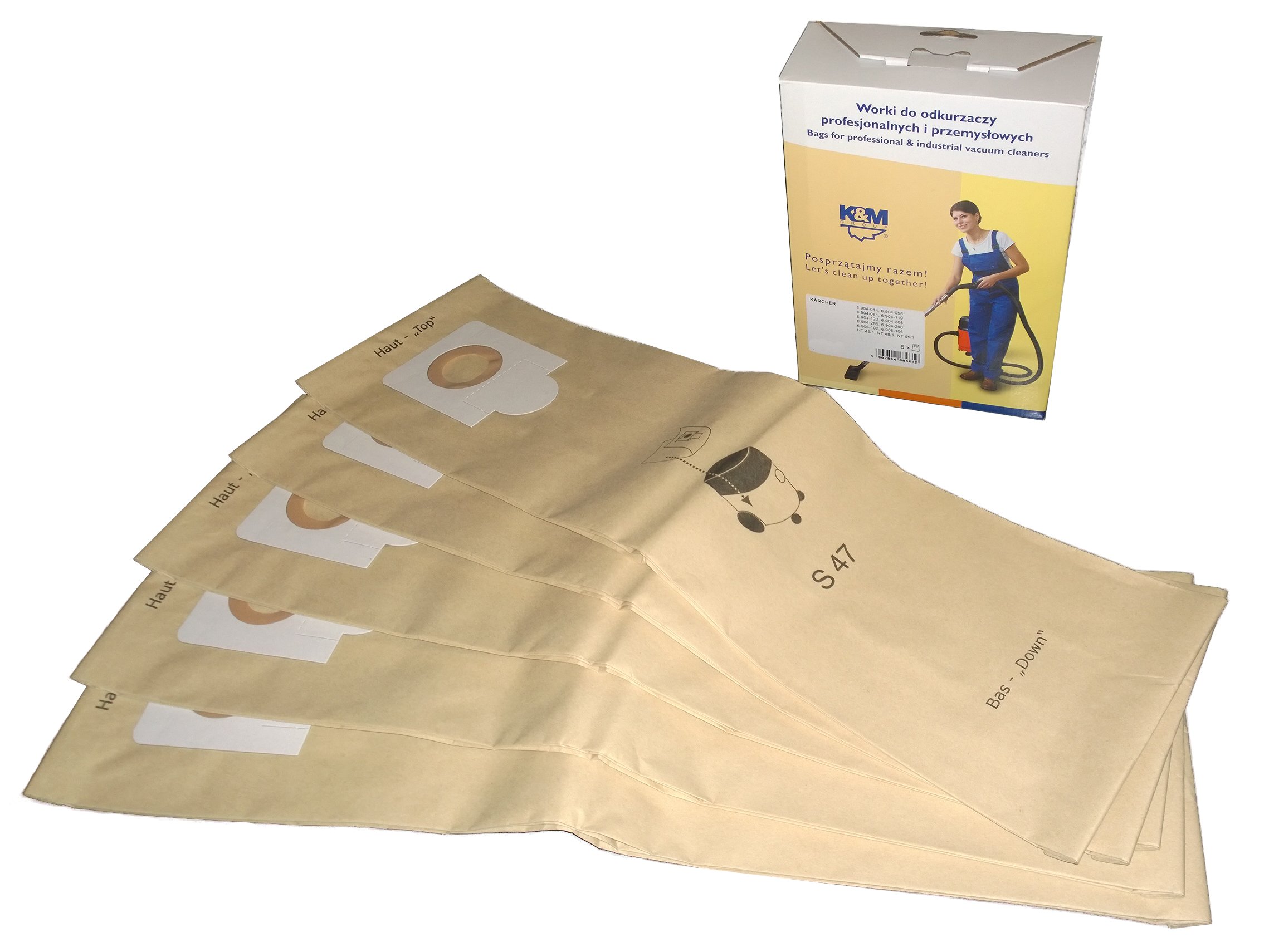 

10x Worki Do Odkurzacza Karcher 6.904-061,6.904-1