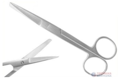 

Nożyczki Chirurgiczne Operacyjne Proste 14cm O/t