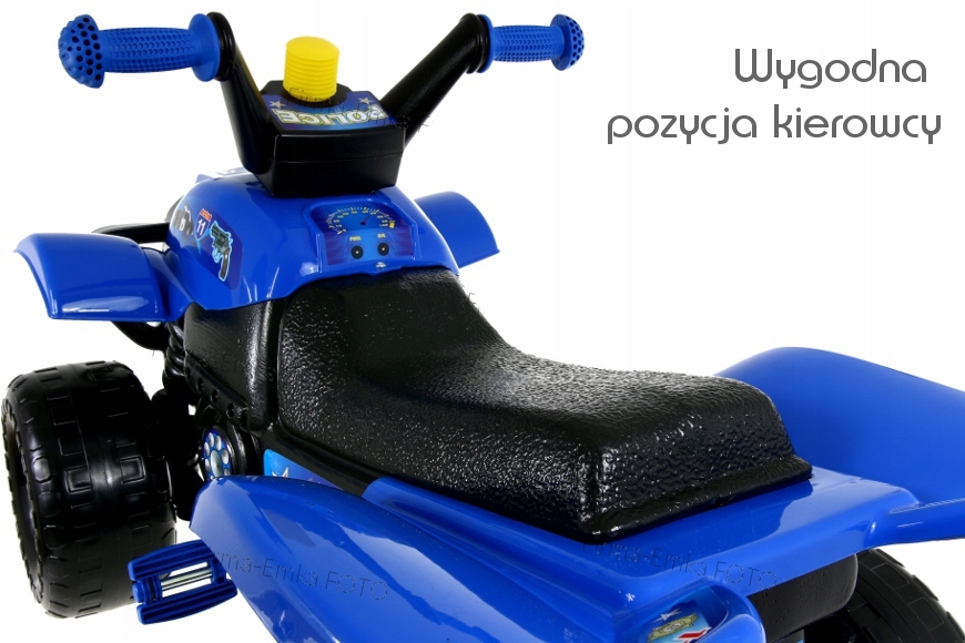 POJAZD QUAD NA PEDAŁY PL ROWEREK JEŹDZIK + GRATIS Kolor niebieski