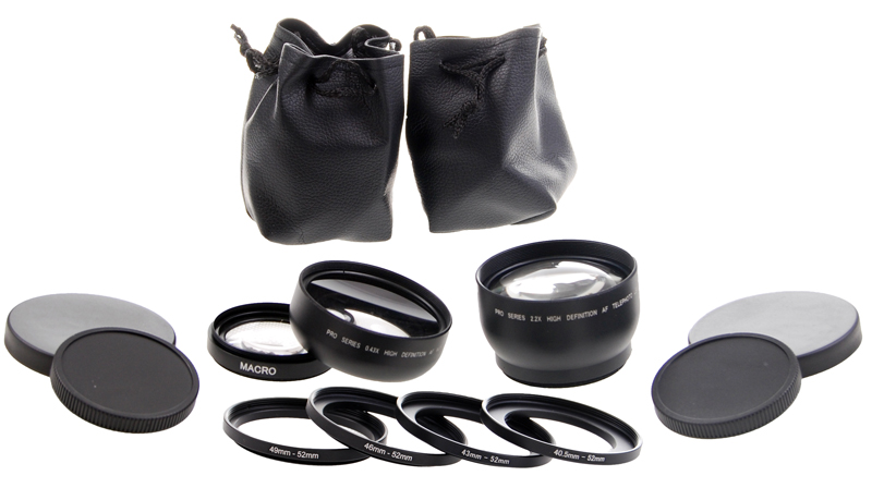 

Zestaw Konwerterów Tele Wide Makro 52MM AFKIT52