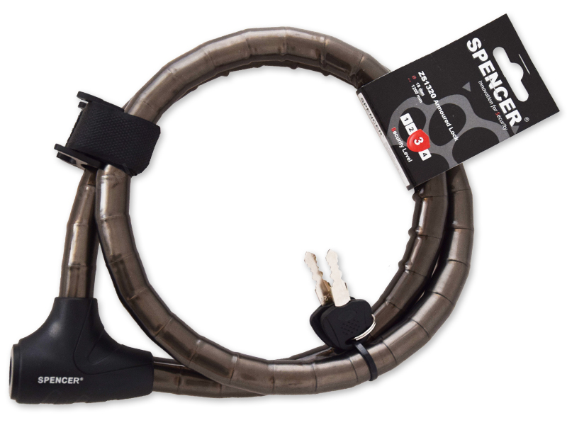 ЗАСТЕЖКА ВЕЛОСИПЕД ТРОС СИЛЬНЫЕ 18x1200 ДЛИННЫЙ КЛЮЧ