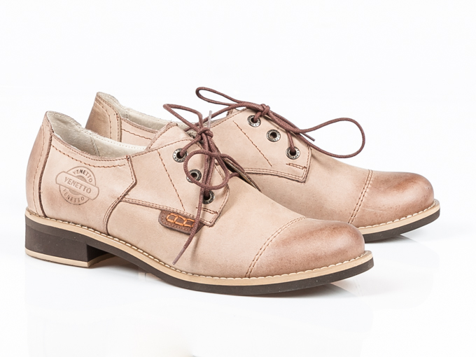 But-bal 189 polobotky Polské béžové 37 Kůže Nat