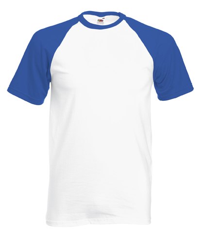 

Koszulka T-shirt Baseball White/Royal Blue S