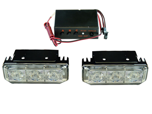 RSLED 2x251Y+STER 12/24v - Светодиодная лампа драйвера строб вспышки 12V 24V мощность