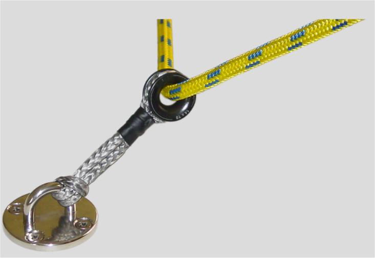 Przelotka Kipa aluminiowa 60mm lina max 16mm HOLT Model HT95011