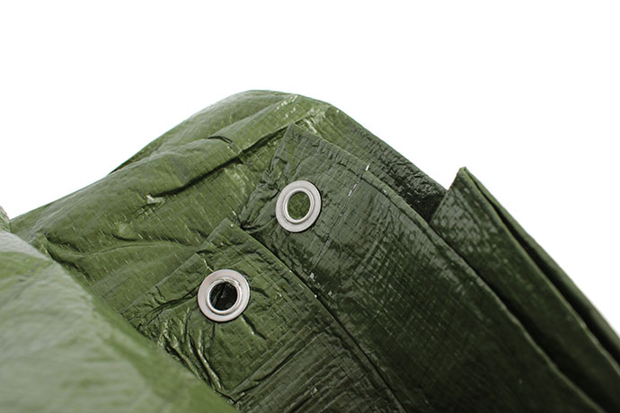 PLANDEKA 10x12 m GRUBA MOCNA DUŻA ZIELONA Długość 12 m