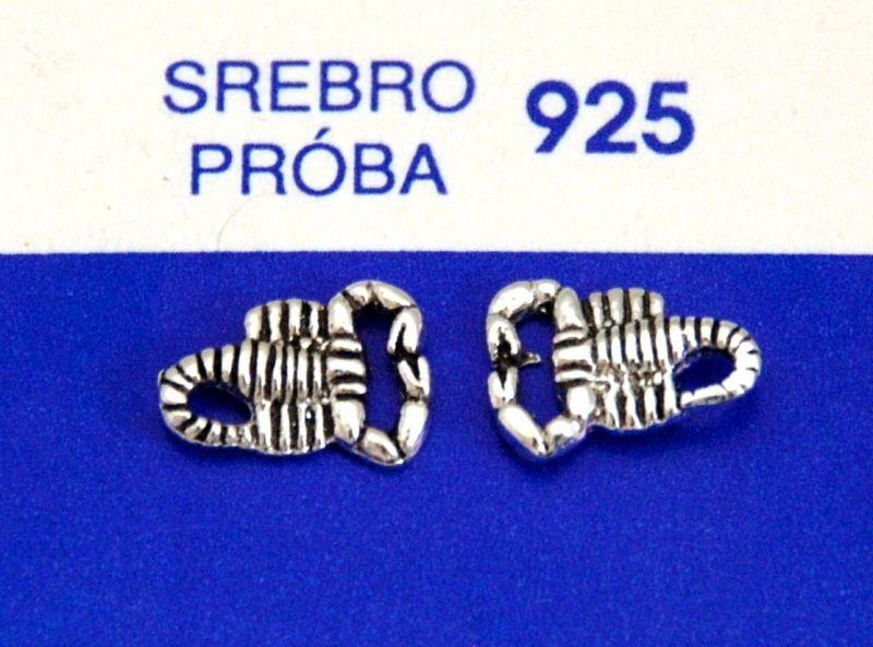 

Kolczyki Kraby rak ze srebra srebro srebrne 925P50